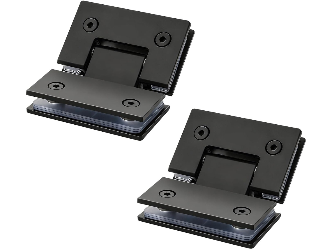 2 Peças De Clipes Aço Inoxidável Para Portas Armário Vidro, Resistentes À Corrosão, Dobradiças Para Portas De Box Vidro
