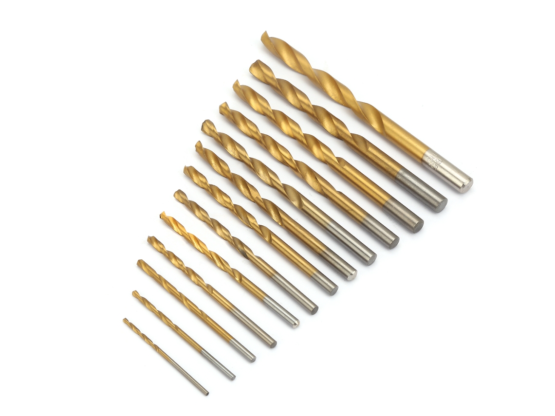 Conjunto Brocas Hss De 13pcs Com Estojo Dourado