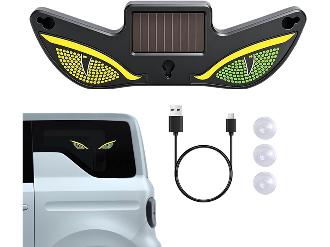 Luz De Advertência Dinâmica Para Os Olhos Alimentada Por Energia Solar
