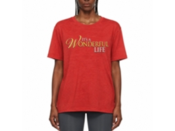 Rockinstone Its A Wonderful Life Logo Heather Red Adult T-shirt Size:xxl