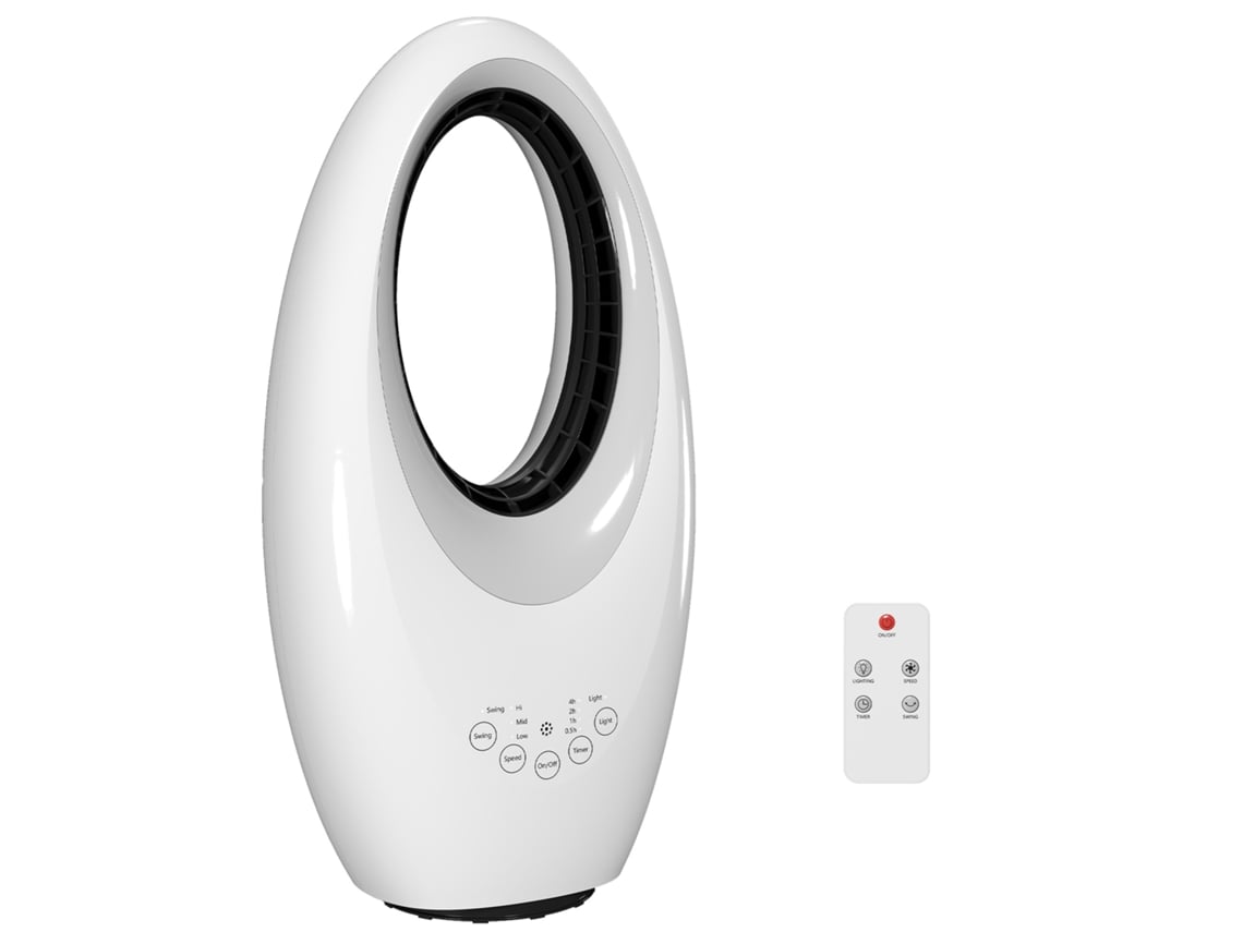 Ventilador de Torre MDUG com névoa, 90W, reservatório de 2,8L e 5 pás