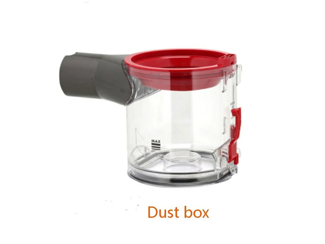 Para Aspirador De Pó Robô Dyson V7 V8 Dust Box, Acessórios, Substituição De Filtro Hepa Portátil Doméstico, Peças Vermelhas Zeuxo