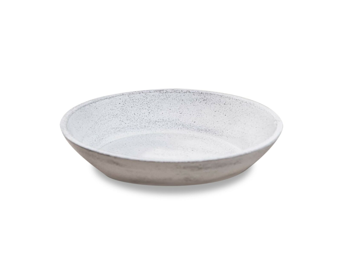 Centro de Mesa VERSA Branco 26 x 5 x 26 cm