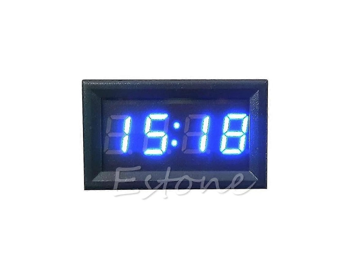 Relógio Digital Eletrônico Conveniente Para Carro E Caminhão Com Display De Led, 12v/24v, Rápido E
