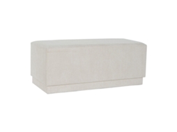 Banqueta DKD HOME DECOR Bege Madeira Mdf 100x40x40 cm