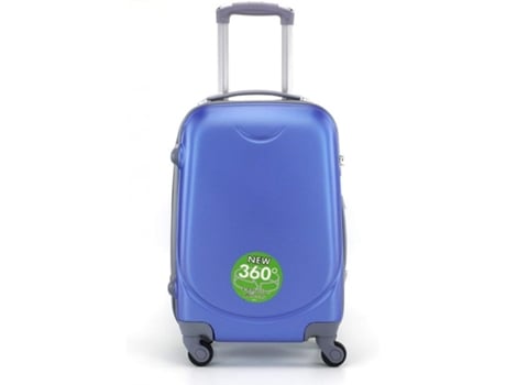 Conjunto De 3 Malas Bagagem De Mão Cabine De Viagem Grande Média Pequena 4 Rodas Giratórias 360º Azul DESSY