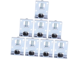 Conjunto De 8 Pés Niveladores Ajustáveis Para Móveis Com Revestimento Resistente À Corrosão, Ideais Para Bancadas E