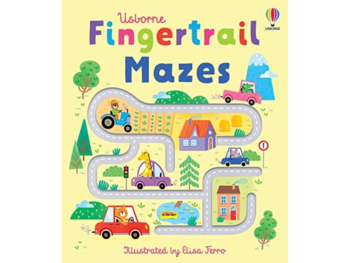Livro Fingertrail Mazes de Felicity Brooks (Inglês - Capa Dura)