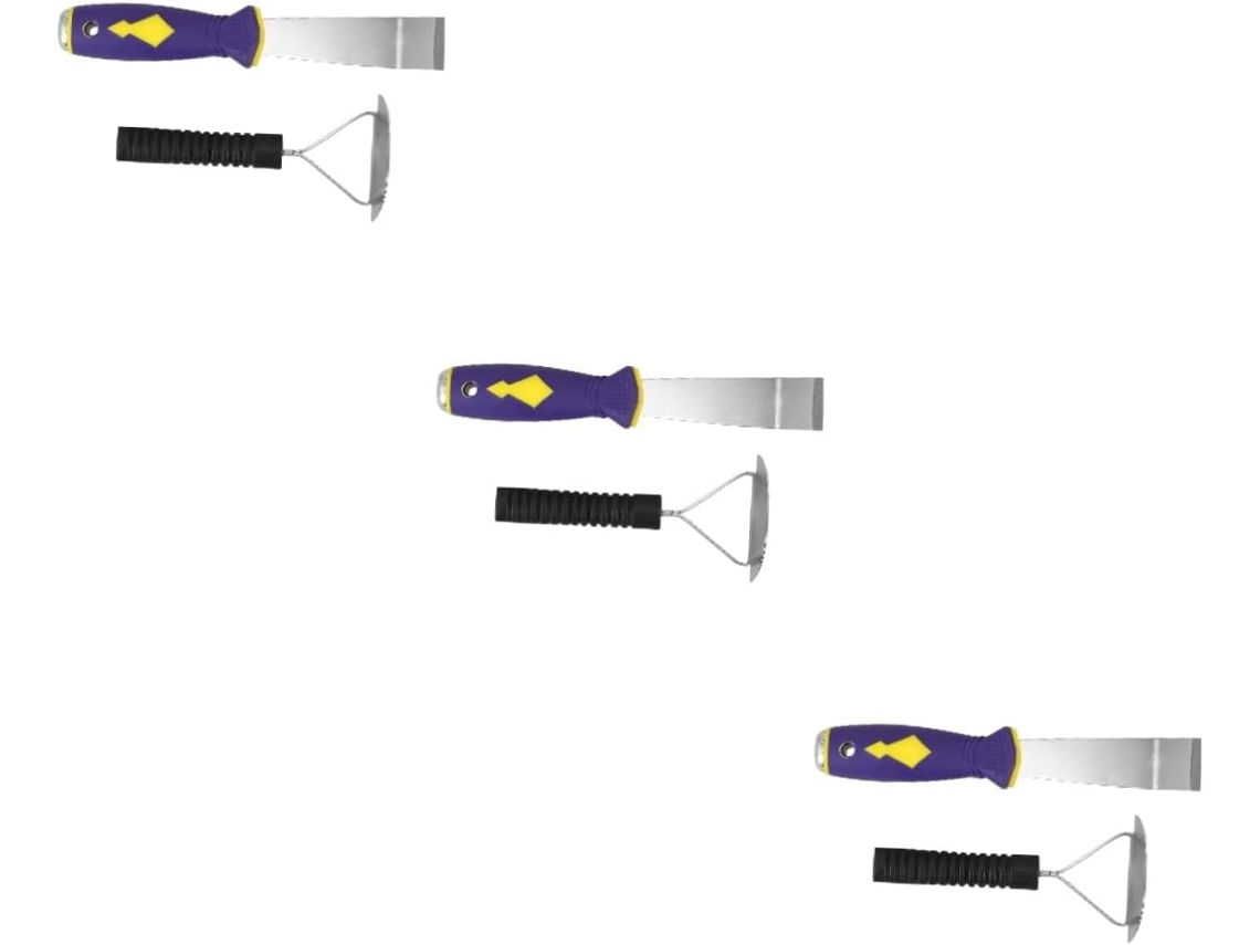 Kit De Reparo De Pneus Com 3 Conjuntos De Ferramentas, Raspador E Remendos Para Funilaria