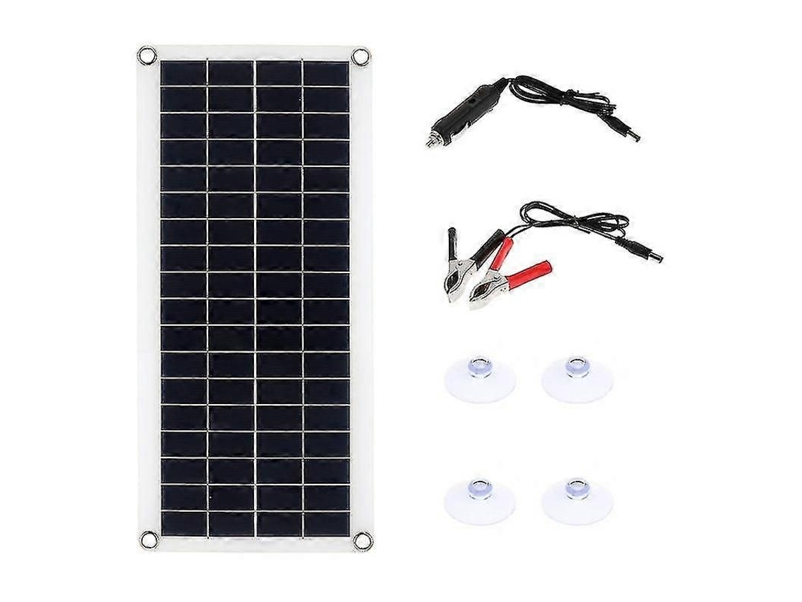 Kit de Painel Solar 10w com Controlador 12v 10a, 60a para Carregamento Externo de Celulares, Veículos Recreativos BRILVIBERA