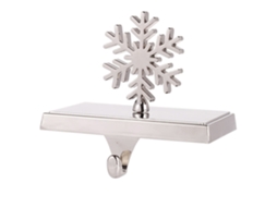 Ganchos de Metal Prateado para Meias de Natal, Decoração de Árvore Lareira, Ergonômico, Uso Diário STELASPLEN
