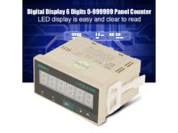Contador Digital Led 6 Dígitos Contagem Reversível