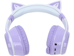 Fones De Ouvido Sem Fio Com Luzes Led Coloridas, Dobráveis E Com Bluetooth 5 3, Ideais Para Jogos, Música, Filmes