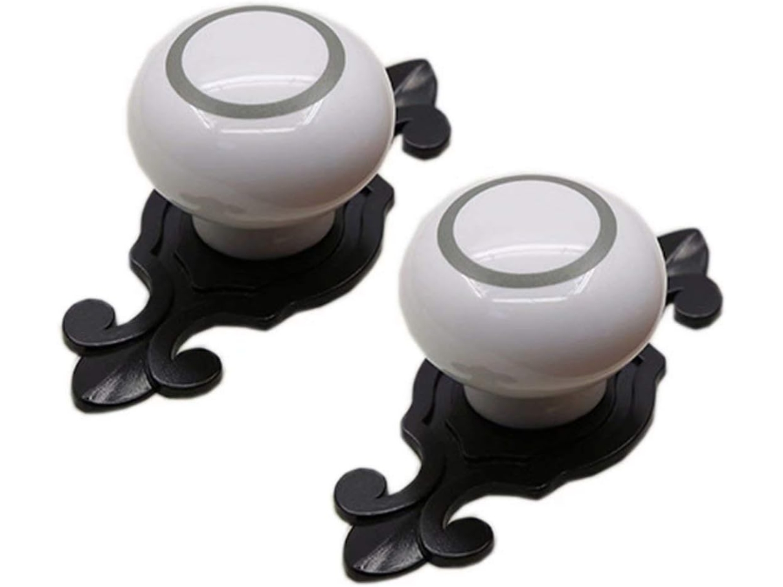 Conjunto De 2 Puxadores Cerâmica Para Gavetas, Armários E Portas Ideal Para Cozinhas, Armários E Cômodas