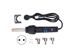 Pistola de ar quente portátil ajustável de 700 W com kit de bicos, 120 l/min, plugue europeu 220 V