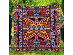 Colcha Acolchoada Fansu Capa de Cama com Ar Condicionado Conjunto Roupa para Sofá Estampa Étnica Mandala Boho,