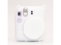 Capa para Fujifilm Instax Mini 12 Capa de Silicone para Câmera CUICH (branca)