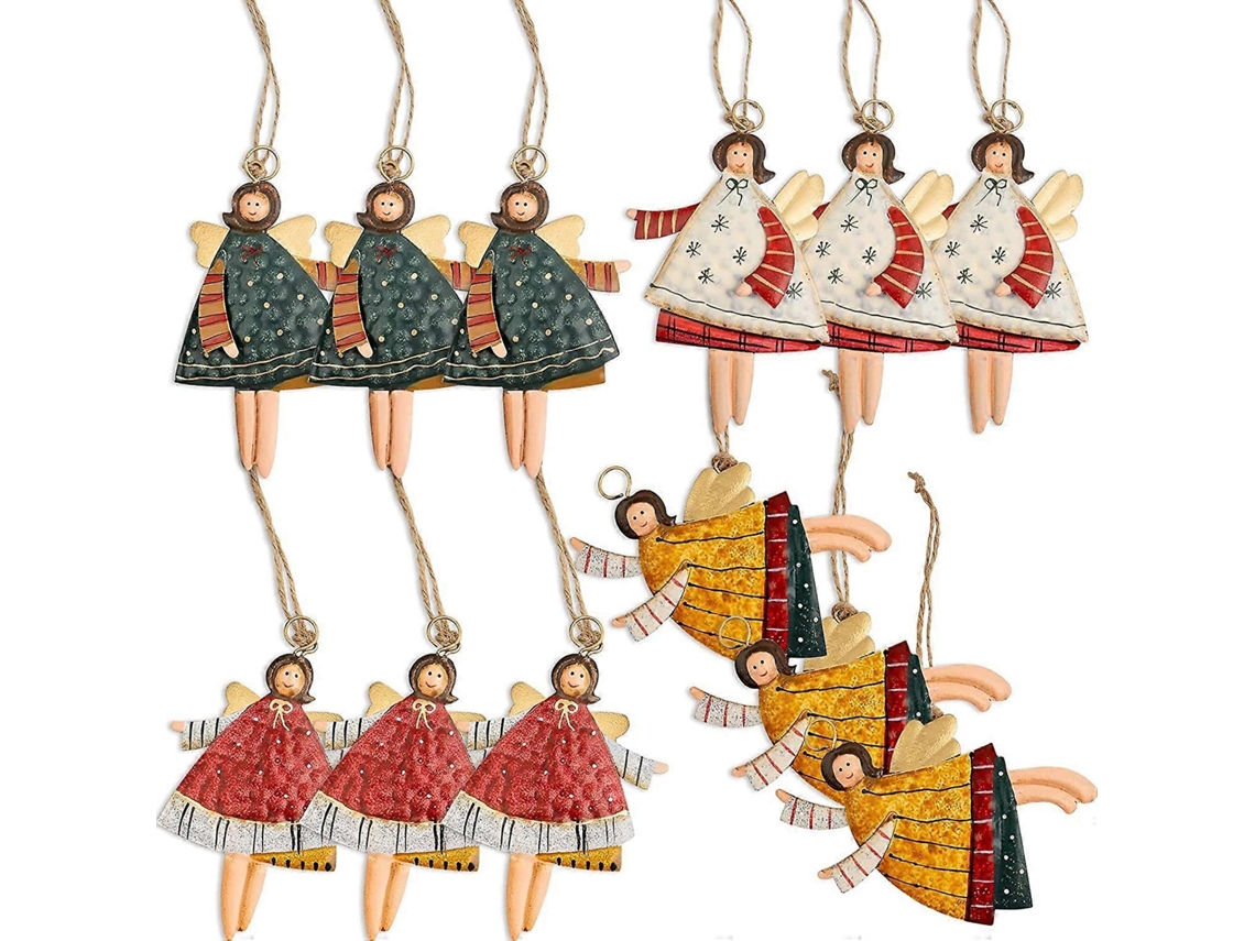Enfeites De Árvore De Natal Enfeites De Anjo Celestiais Olysi Shop