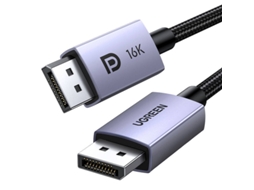 Cabo Displayport Ultra Fast Video Ugreen Cinzento