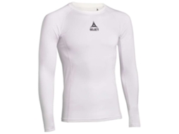 T-Shirt de Compressão para Homem SELECT Baselayer Branco (M)