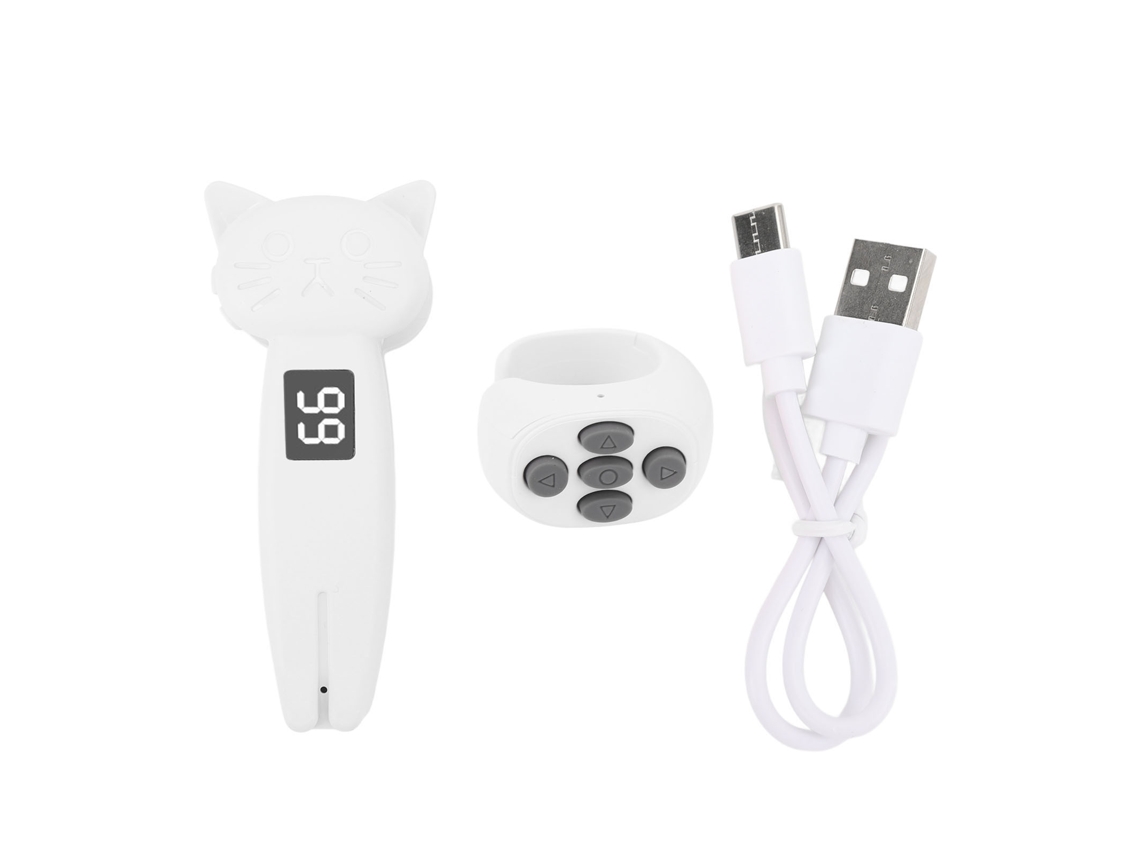 Remote Control Page Turner Portable Bluetooth Remote Clicker Camera Shutter For Electronic Book Phone Tablet White LAXISCREED