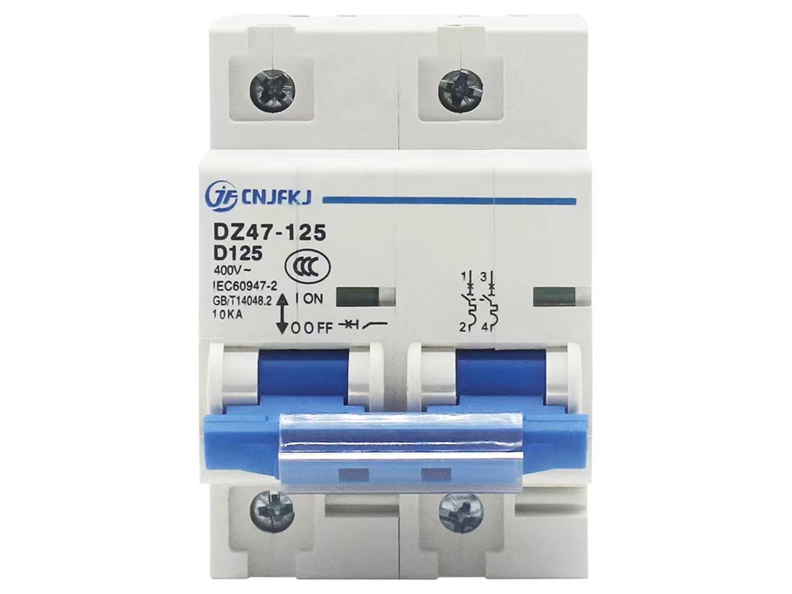 Disjuntor Cc 2p 80a 100a 125a 600v Para Sistema Fotovoltaico Curva C, 100a