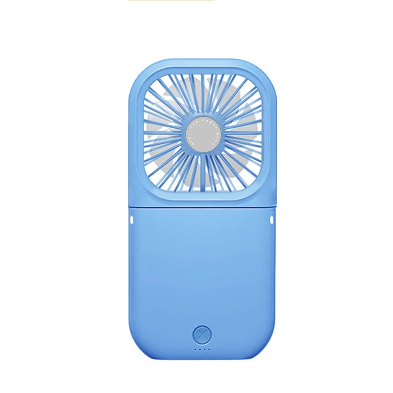Ventilador de Pescoço MDUG digital portátil, banco de energia USB