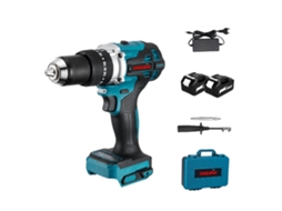 Furadeira Sem Fio Com Motor Sem Escovas, Torque De 650n.m, 203 Configurações De Torque,2 Bateria Plug Eu B Oem