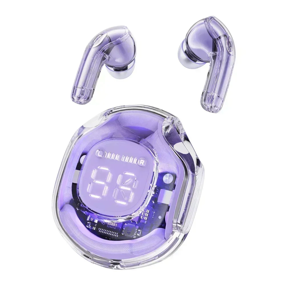 Fones De Ouvido Sem Fio Tws Com Cancelamento De Ruído (roxo)
