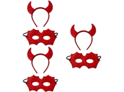 Tiara De Halloween, Orelhas De Halloween, Orelhas E Rabo De Raposa, Máscara Para Os Olhos