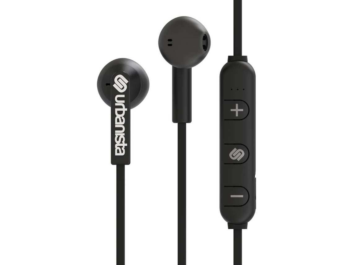 Auriculares Bluetooth URBANISTA Berlin (In Ear Microfone Preto - Main Image