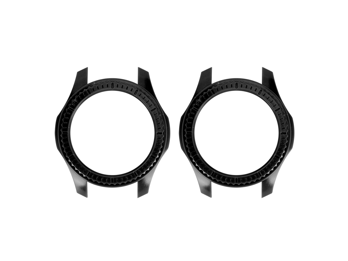 Capa protetora para Samsung Galaxy Watch S4/S3, design em escala, EOOCOO