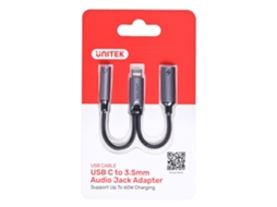Adaptador Usb-C para Jack 3.5 Mm UNITEK M205A
