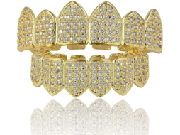 Grillz Iced-Out com Barras de Moldagem Extras TRUYUETY
