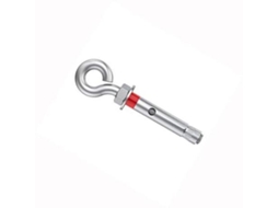 Taco metal argolla 8x45mm cerrada caja 100