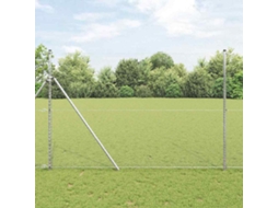 Vidaxl Cerca Hexagonal 1,5 X 10 M Aço Galvanizado Prateado