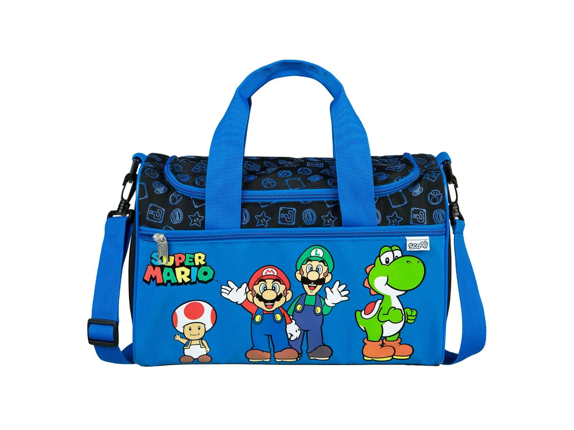 Mochila Esportiva Undercover Super Mario Azul Mochila Infantil Com Estampa Da Nintendo