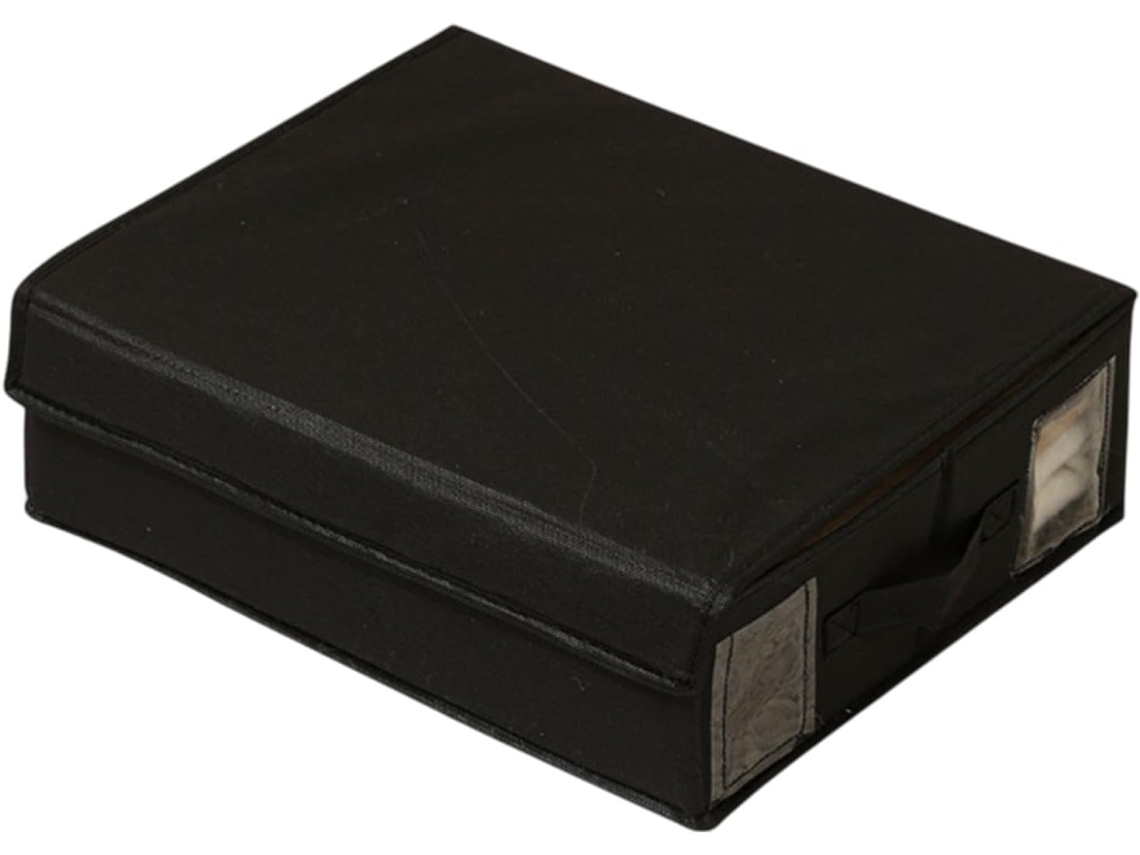 Organizador De Metal Para Roupa De Cama, Dobrável, Empilhável, Economiza Espaço, Com Janela Para Cob Gokoco