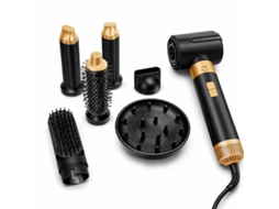 Secador De Cabelo Klack 7 Em 1 Com Tecnologia Coanda, Acessórios Para Ondas, Alisamento E Volume – Preto