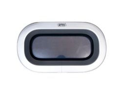 Escotilha Rectangular Prateado 293 X 166 Mmgebo