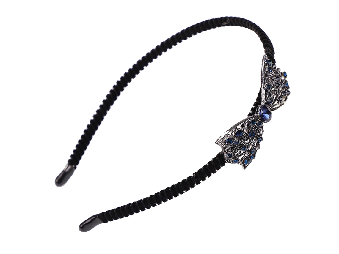 Faixa De Cabelo Antiderrapante Com Strass