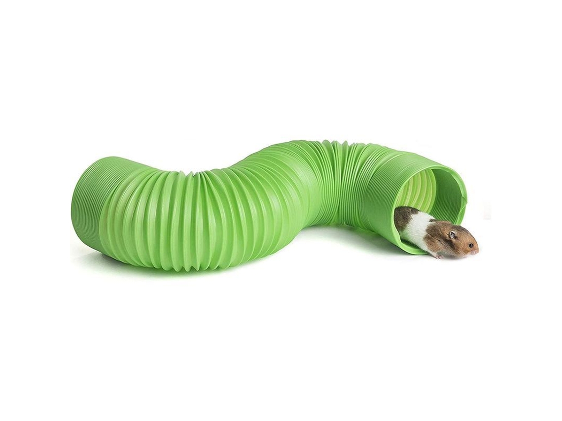 Túnel Para Animales Pequeños Brinquedo Divertido Treinamento Exercício Esconde-esconde Para Hamsters Cobaias