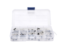Kit De Diodos Retificadores Variados 1n4001-1n5819 10 Valores Componentes Eletrônicos 100pcs