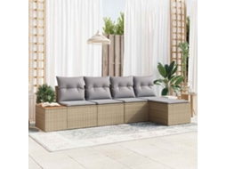 Vidaxl Conjunto De Sofá De Jardim 6 Unid. 5-número De Lugares