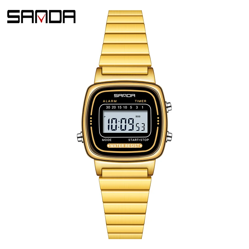 Relógio Feminino MDUG Clássico de Quartzo Dourado, Elegante e Sofisticado, À Prova D'água