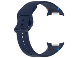 Pulseira De Silicone Para Samsung Galaxy Watch 8 Azul Inf