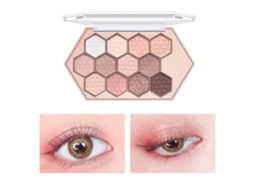 Paleta De Sombras De Ojos Estrella Hexagonal Con 12 Colores