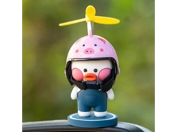 Adorno De Pato Com Hélice Para Painel De Carro Espelho Retrovisor Brinquedo De Silicone