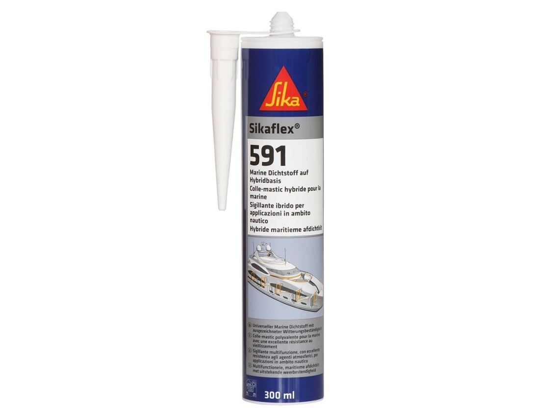 Silicone de Componente Único Sikaflex 591 300Ml Transparentesika