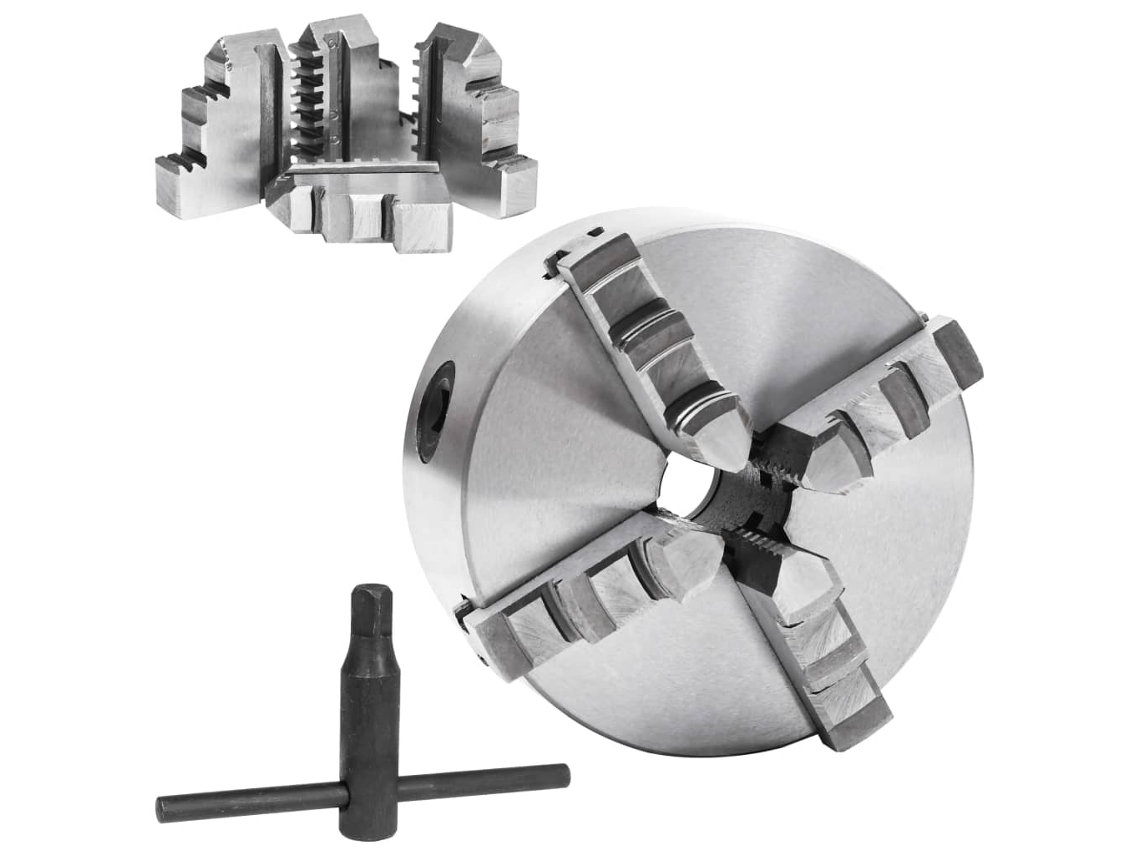 Bucha de Torno Autocentrante com 4 Grampos 125 Mm Aço MAISON EXCLUSIVE